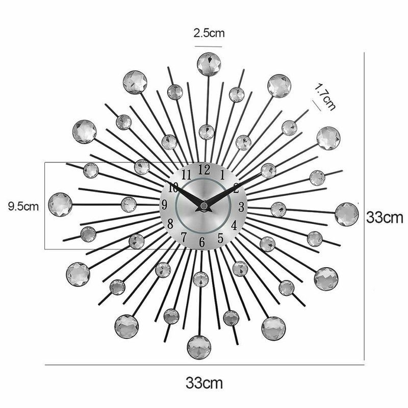 Wall Clock Metal Art