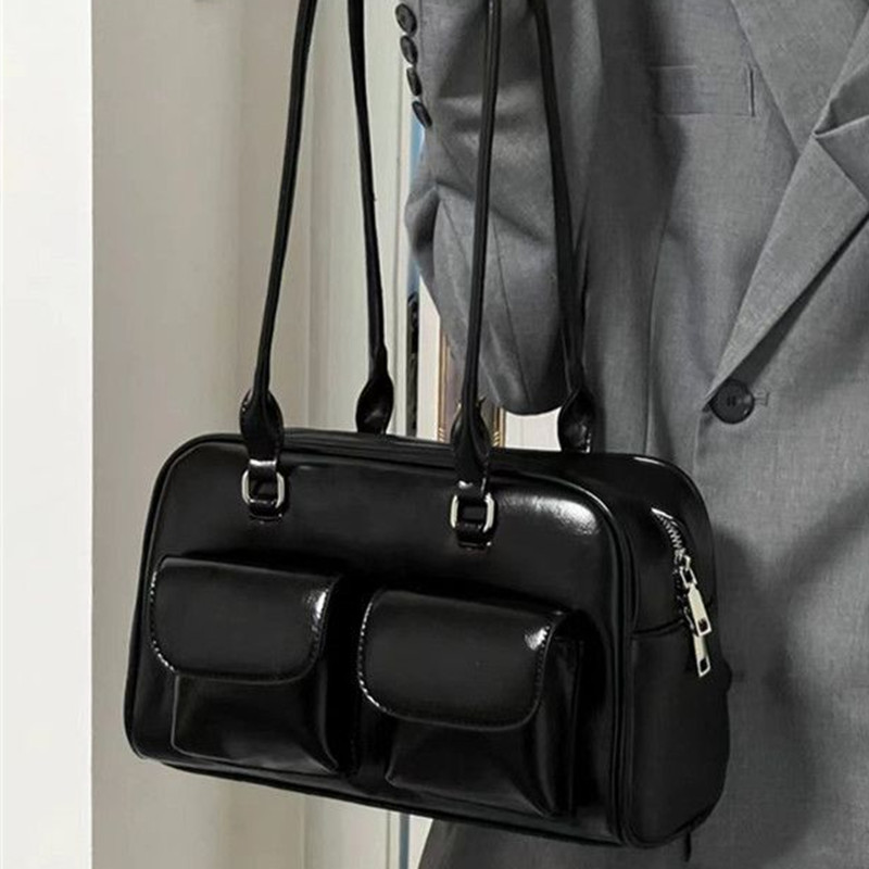 Women's Bag Retro College Large Capacity Casual Tote Bag