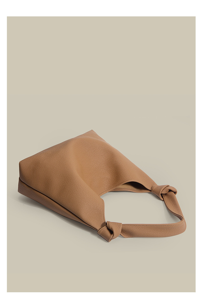 Soft Leather Tote Big Bag Fashion Simple Shoulder Bag