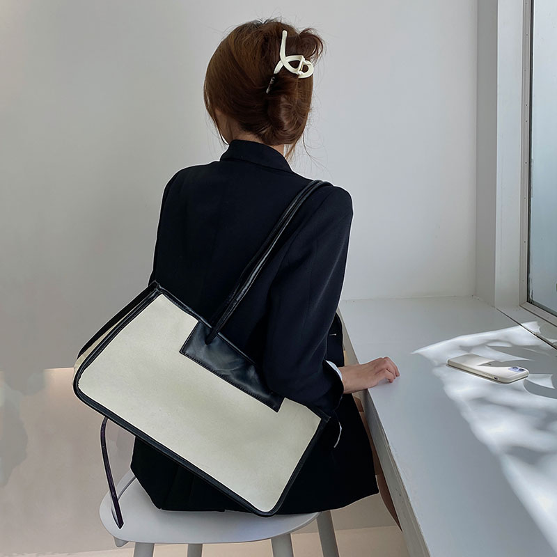 Tote Bag Large Capacity One-shoulder Carry Underarm Bag