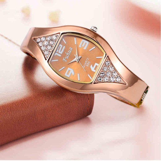 Watch rose gold ladies bracelet watch