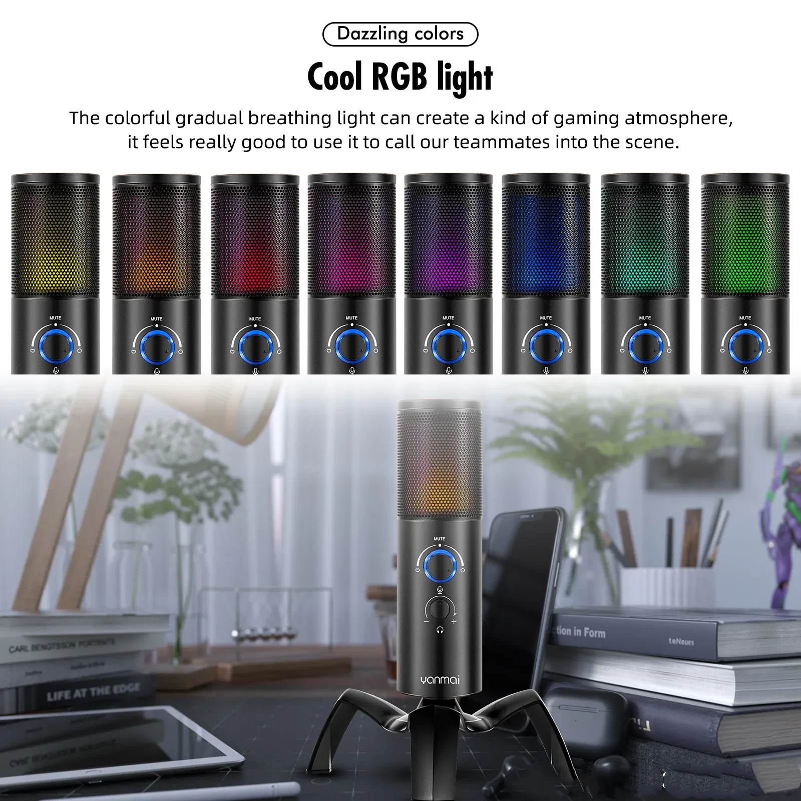 Q18 Two Directional, Recording Karaoke Condenser Microphone