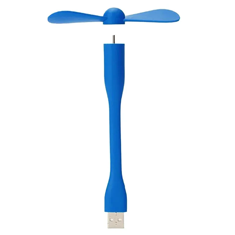 Mini USB Fan Bamboo Dragonfly Bendable Small Fan - Portable and Flexible Cooling Solution