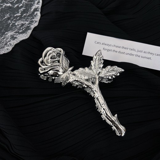 Women's Cool Style Metal Rose Hair Clip