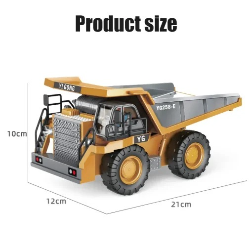 Alloy Engineering Vehicle Remote Control Dump Truck Children's Toy
