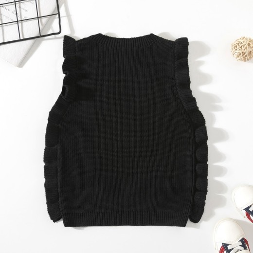 Men's And Women's Vest Knitted Sweater