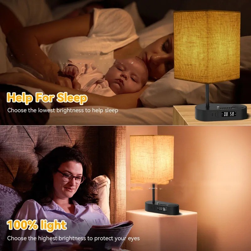 Multifunctional Bluetooth Playing Alarm Clock Lamp