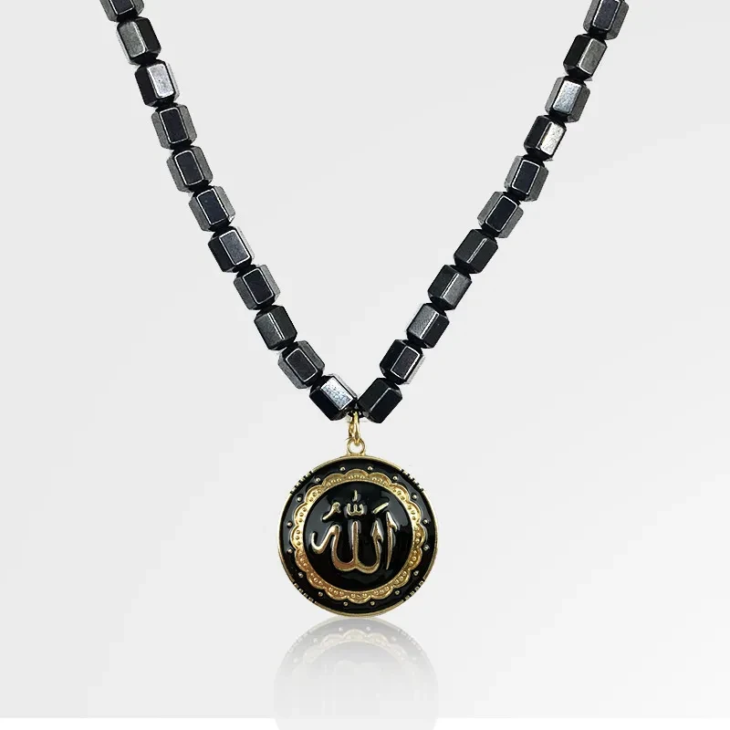 Tourmaline Alloy Energy Pendant Necklace