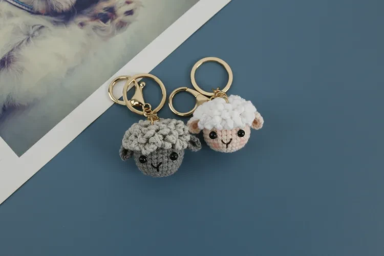 Creative Hand Weaving Lamb Pendant Cartoon Handmade Finished Product
