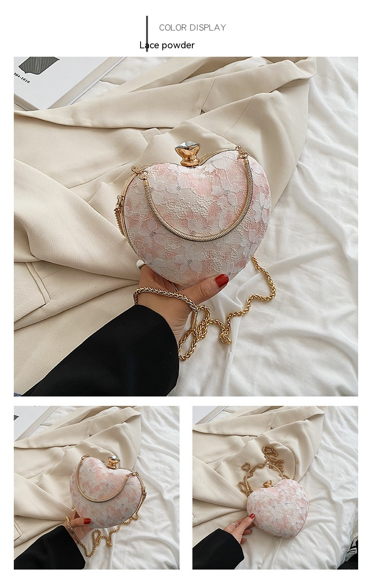 Sweet Floral Chain Crossbody Bag Fashion Tote