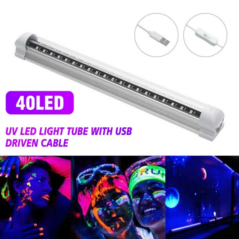 40 Led LED UV Ultraviolet Light Bar Club Party Blacklight Lamp