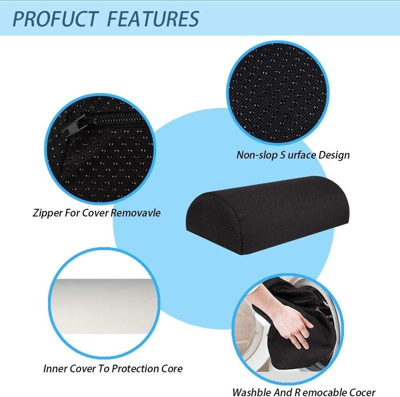 Under Desk Foot Rest Cushion Leg Knee Pillow