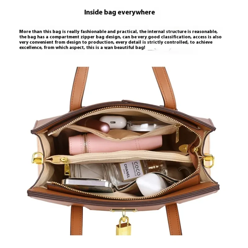 Embroidered Bag Large Capacity High-grade Light Luxury One-shoulder Portable