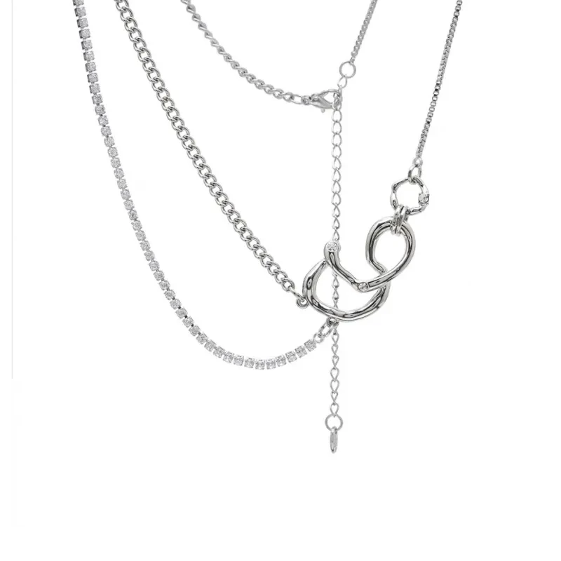 New Twist Necklaces Light Luxury Niche Design Simple And Cold Style