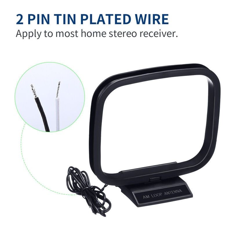 AM Loop Antenna for Stereo Audio Receiver System
