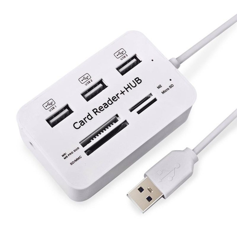 SD Card Reader + USB Hub