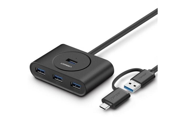 UGREEN UG-40850 USB 3.0 Hub with USB-C Port 1m