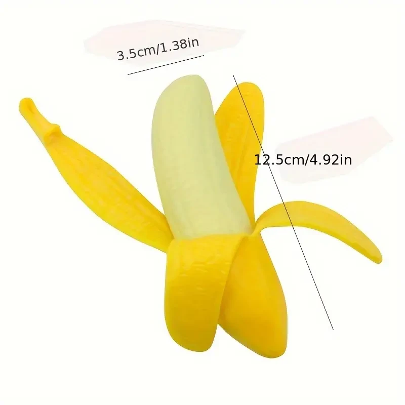 Fun Pull-Peel Banana Squeeze Toy - Novelty Prank Gag Gift