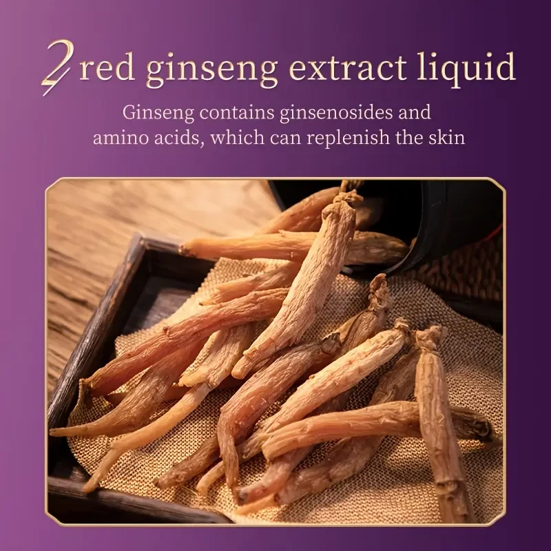 Hanmj Beauty Set - 6pcs Luxury Skincare Gift Box with Ginseng & Reishi Mushroom Extracts