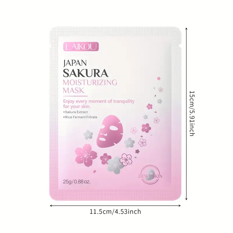 20pcs Japan Sakura Sheet Mask For All Skin Type