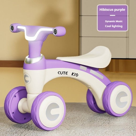Stepless Four-wheel Children's Balance Bike