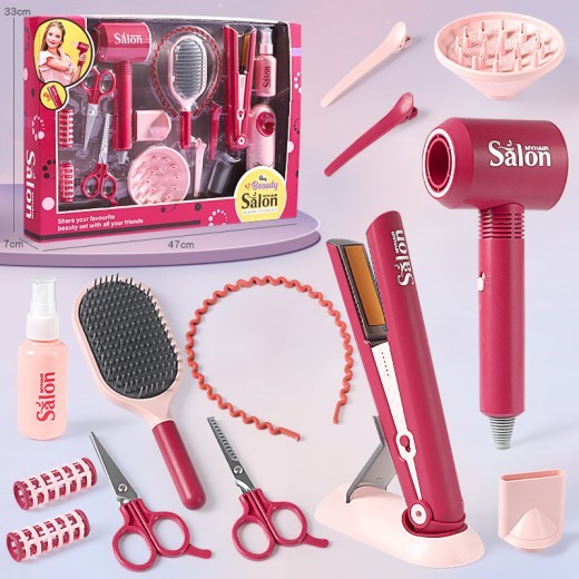 Children Play House Hair Salon Suit Toys