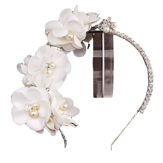 Handmade Pearl Crystal Bridal Headwear