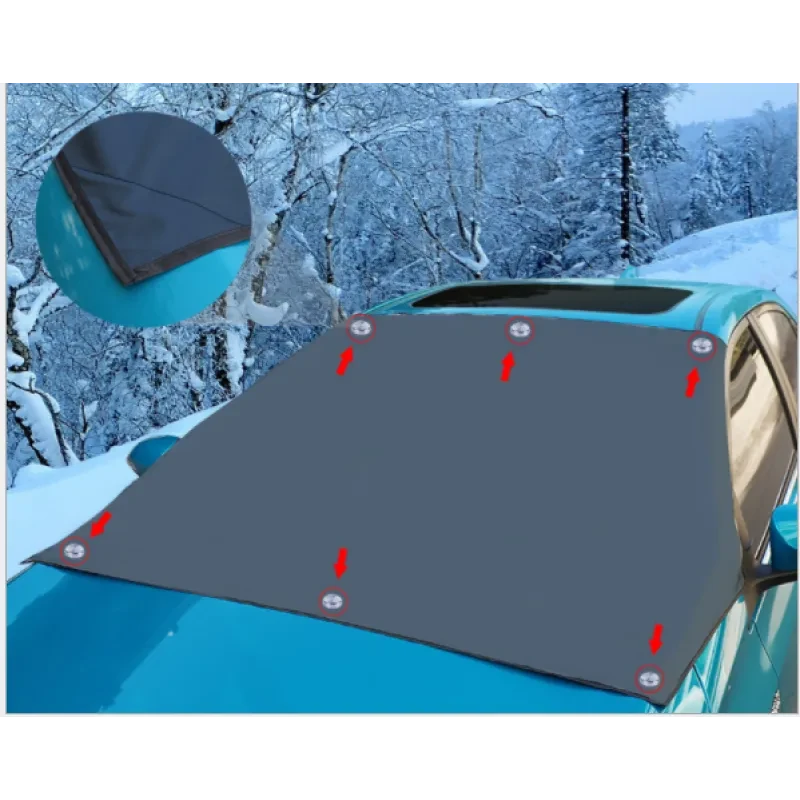 Car Magnetic Snow Gear 5 Magnetic Car Magnet Sunshade Snow Gear Multi-function Snow Block