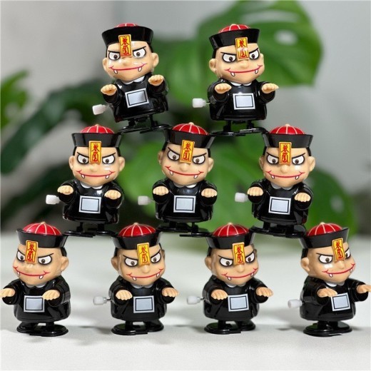 Chinese Zombie Doll Walking Shaking Head Halloween Trick