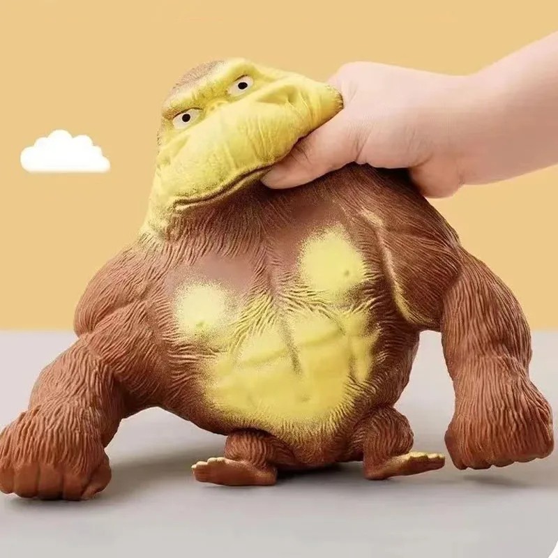 New Antistress Orangutan Fidget Toy - Squishy Elastic Monkey Stress Relief Game