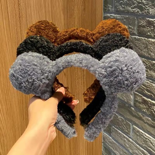 Cute Plush Bear Ears Three-dimensional Headband