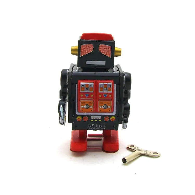 Robot War Police Tin Toy Iron Sheet