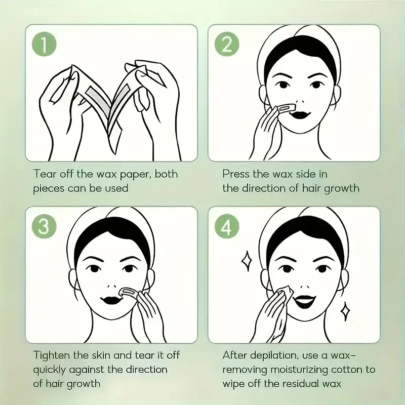 PURITY RING 72pcs Hair Removal Wax Strip