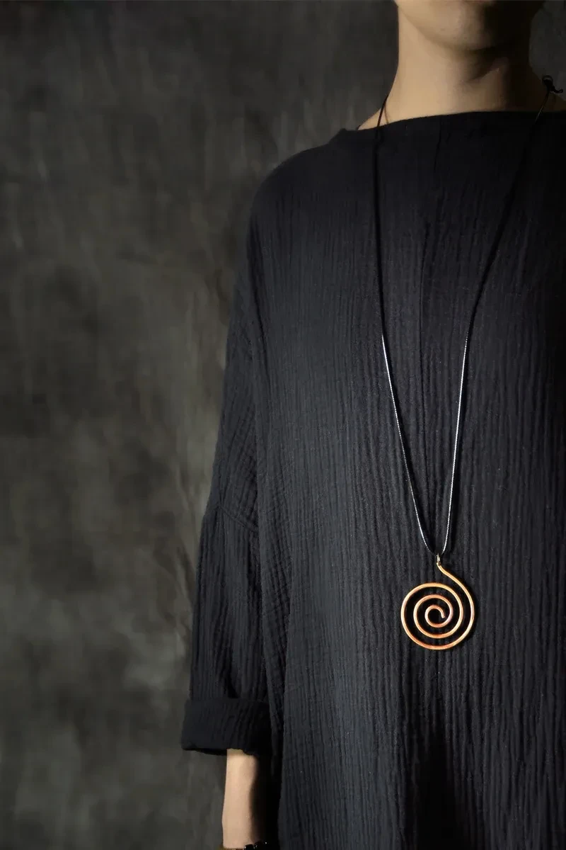 Handmade Pure Copper Necklace Pendant Vintage