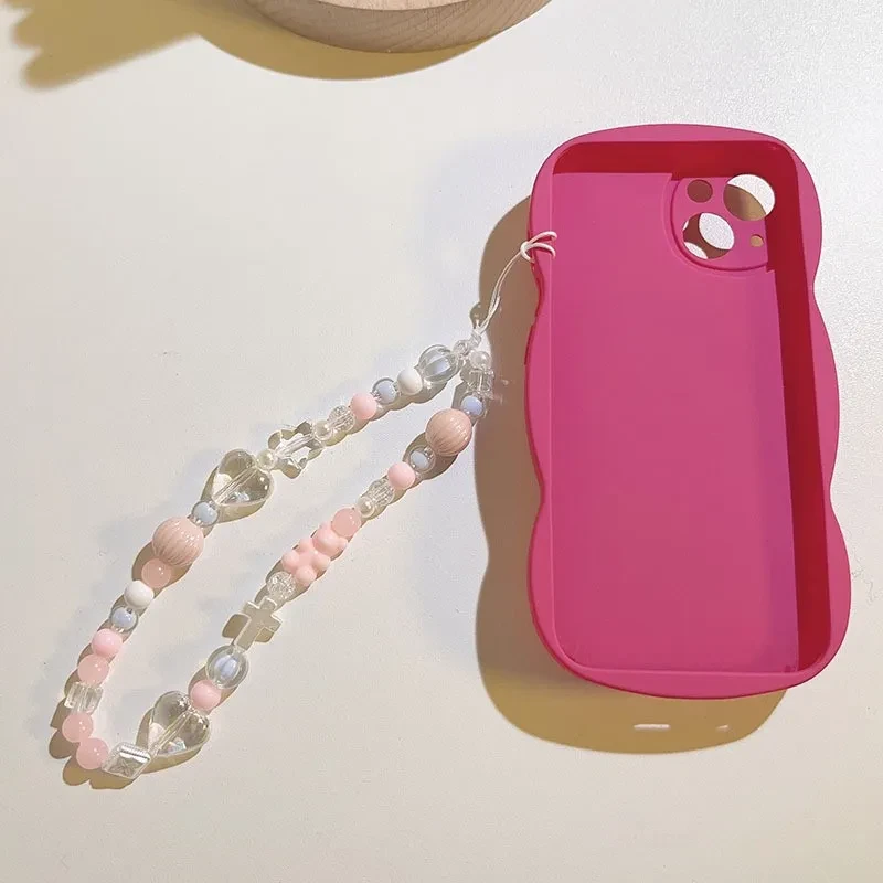 Irregular Beaded Bracelet Strap Universal Phone Case