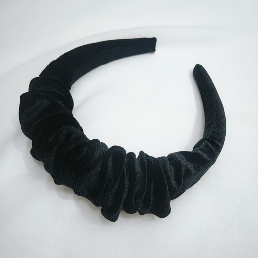 Autumn Winter Women's Wide-brimmed Velvet Headband
