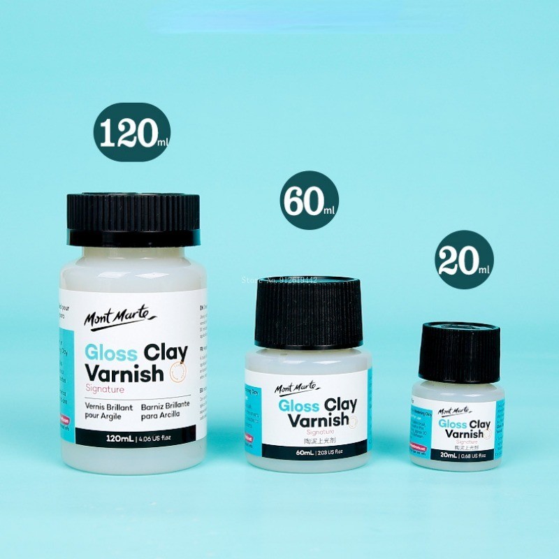 20/60/120ml Stone Plastic Clay Brightener - Air-Dried Ceramic Brightener, Dustproof Waterproof Pottery Production Material