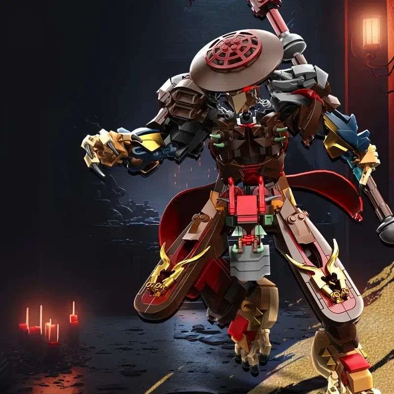 MOC Cool Style Mecha Warrior Assembly Toy