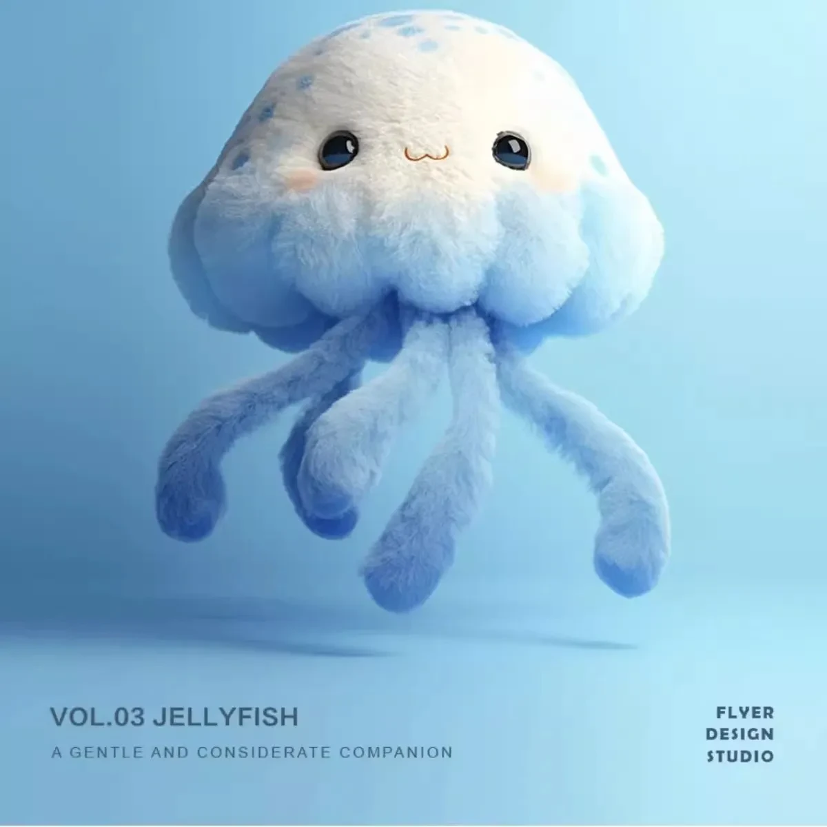Aquarium Jellyfish Plush Pendant Toy Cartoon Key Button Ornaments
