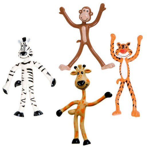 Iron Wire Animal Zebra Monkey Twisted Deformation Doll Funny Decompression Children's Toy Gift