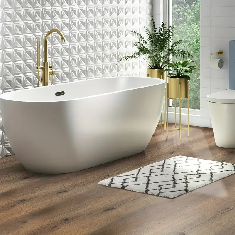 1 Roll 300CM/118in Thickened Self-Adhesive Vinyl Flooring