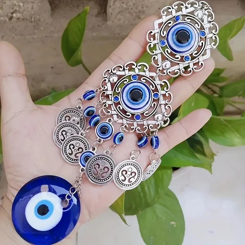 Luxurious Blue Evil Eye Wall Hanging