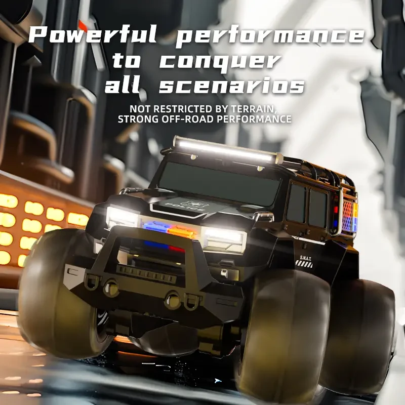 Remote Control Amphibious Off-Road Police Car