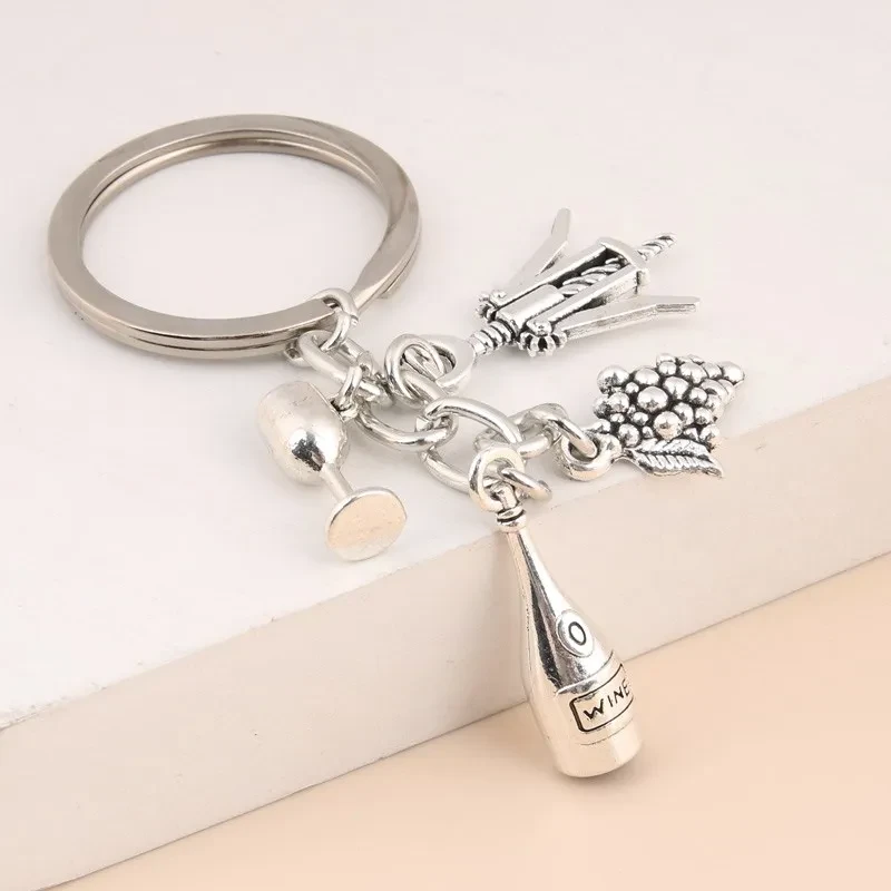 DIY Creative Wine Bar Party Keychain