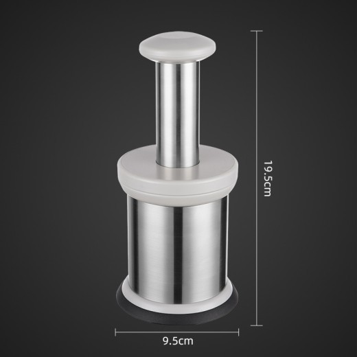 Kitchen Household Multi-functional Stainless Steel Manual Garlic Masher