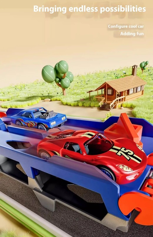 Children's Tyrannosaurus Dinosaur Swallowing Track Toy Car