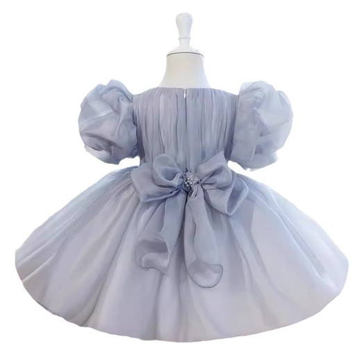 French Puff Sleeve Puffy Gauze Princess Dress