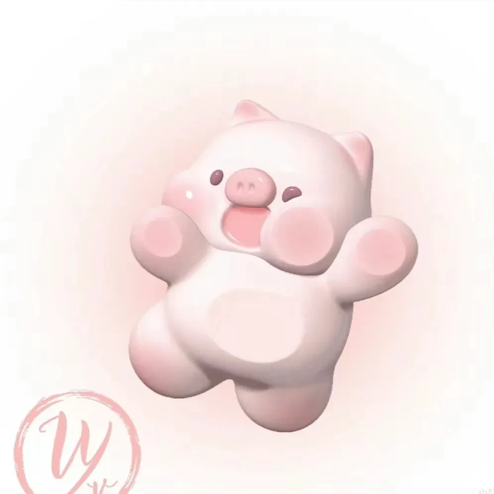 Sleepy Bag Pig Squeezing Toy Silicone Mold Can Make Squeezing Toy