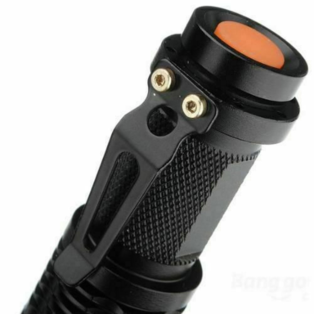 Mini Small Torch Handheld Powerful LED Pocket Waterproof Flashlight - Ideal for Travel, Camping, and Hiking (Battery Not Included)