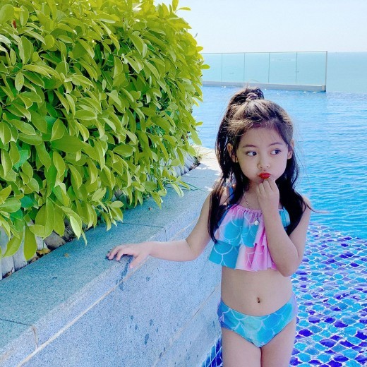 Children's Swimsuit Bikini Fish Tail Skirt